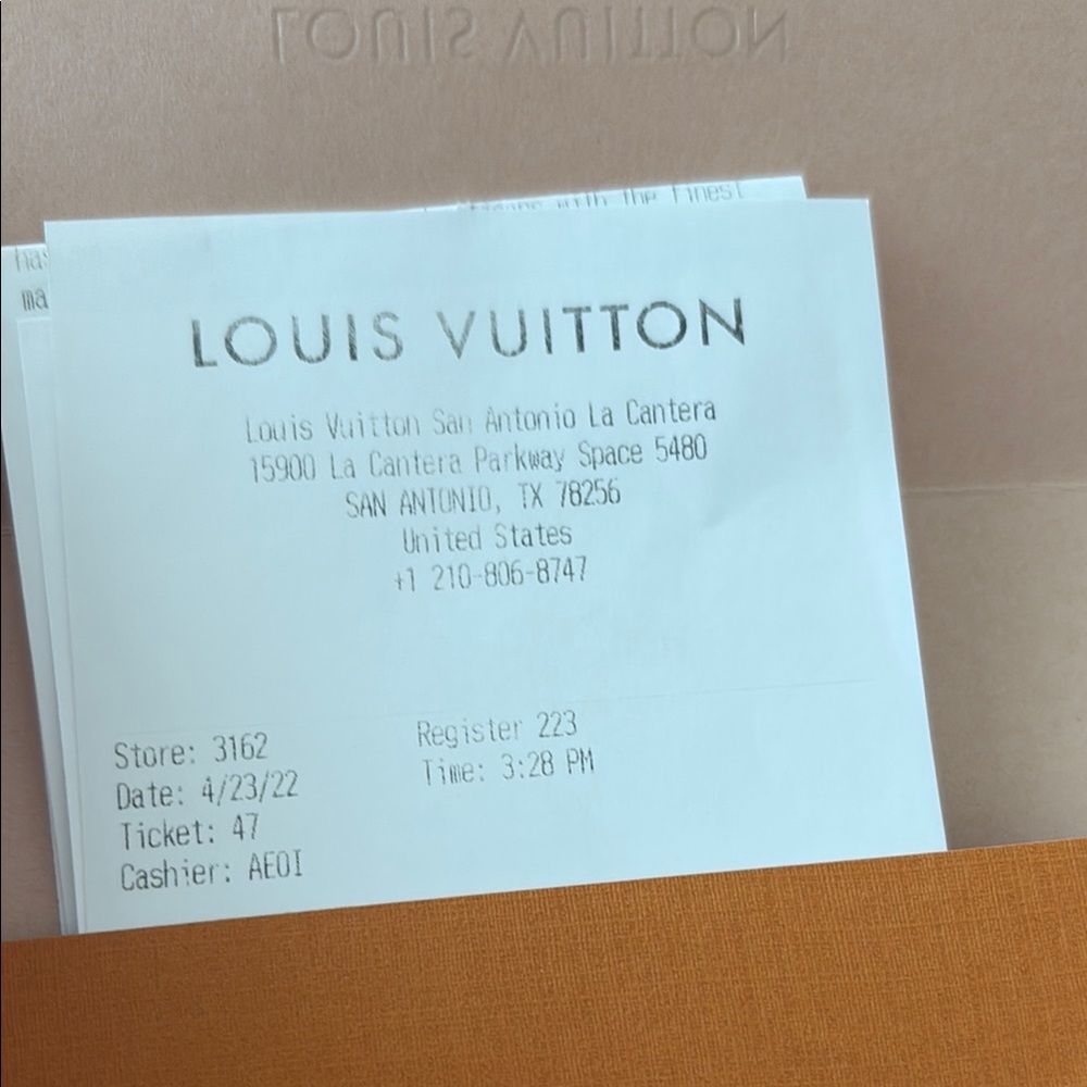 Louis Vuitton Brown and Gold Monogram Belt - Picture 9 of 9